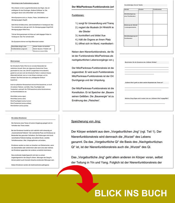 Akupunktur TCM Veterinär - GRUNDLAGEN Teil 02 / Lern- und Arbeitsbuch